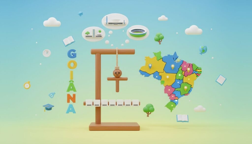 Jogo da Forca Capitais do Brasil