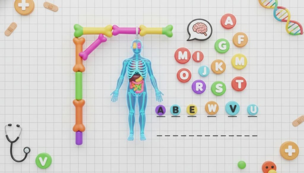 Jogo da Forca Com Tema Corpo Humano