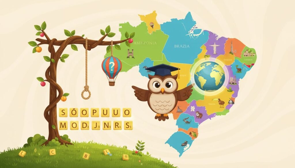 Jogo da Forca com Estados do Brasil