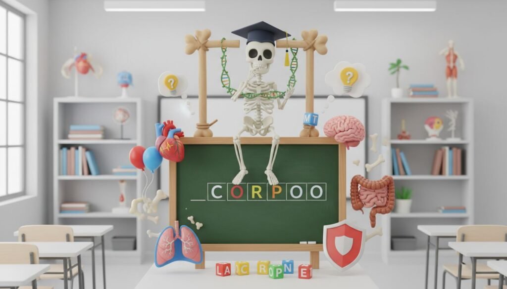 Palavras do Corpo Humano Para Jogar Forca